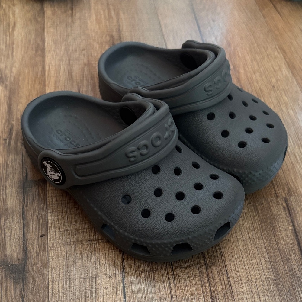 Kids Gray Clogs